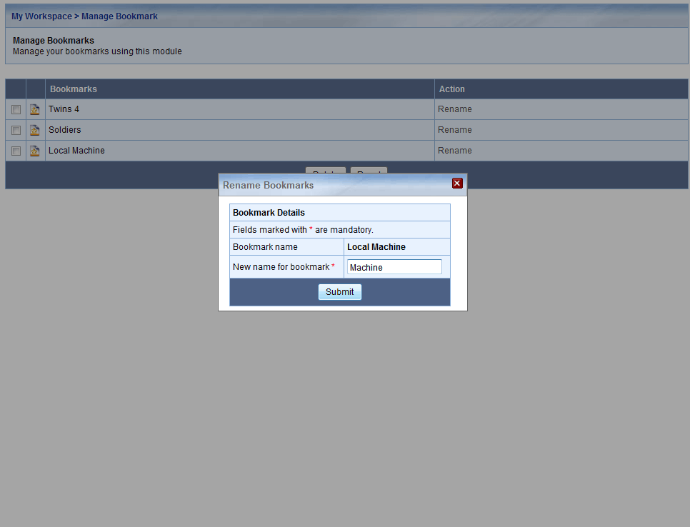 Rename Bookmarks
