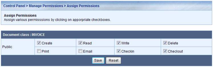 Assign Public Permission