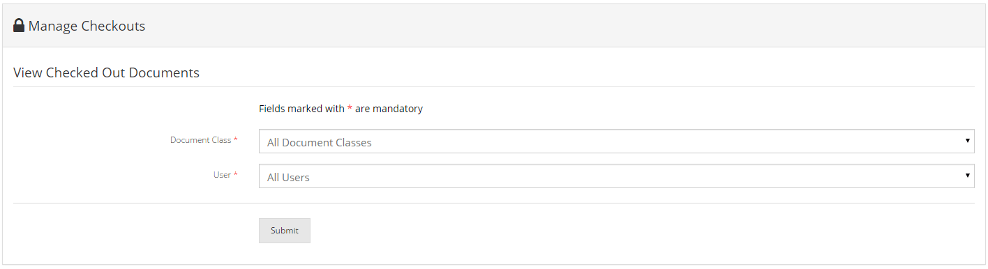 Manage Checkouts