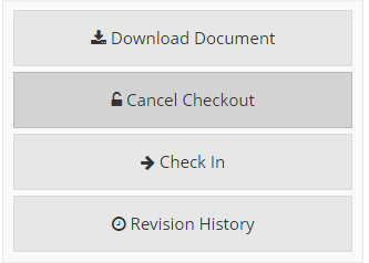 Cancel Document Checkout