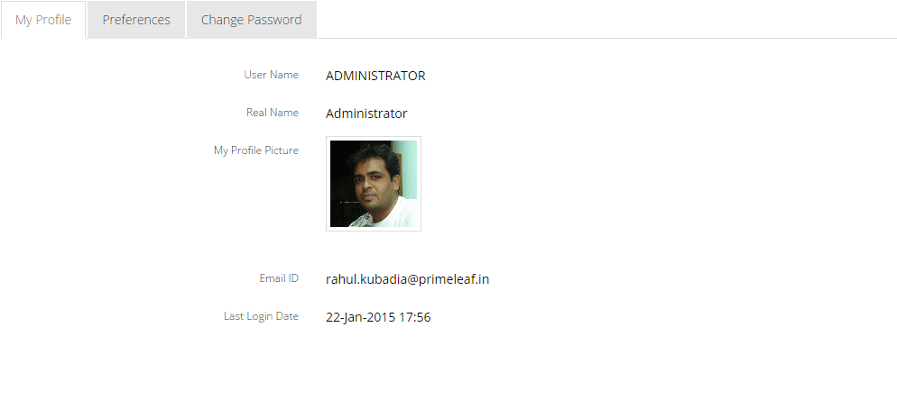My Profile