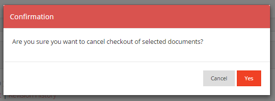 Cancel Document Checkout