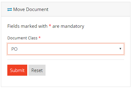 Move Document Form