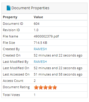 Document Properties