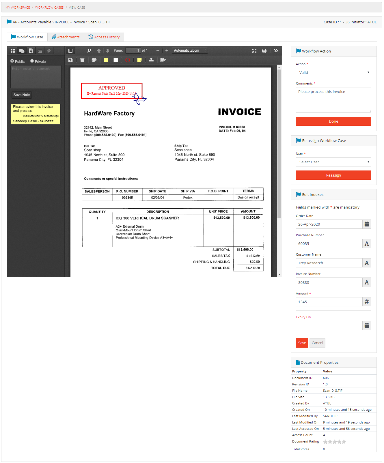 Workflow Case