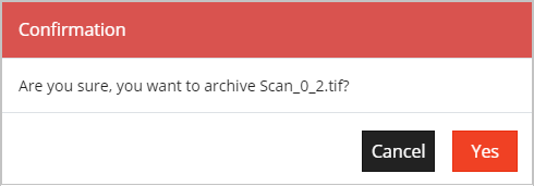 Archive Document Alert