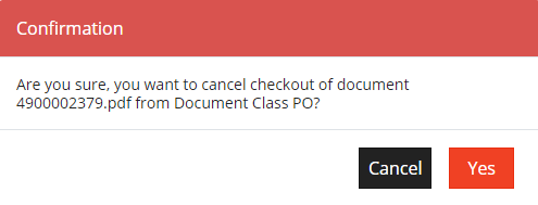 Cancel Document Checkout