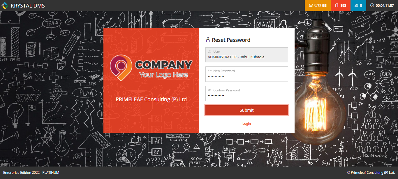 Reset Password Form