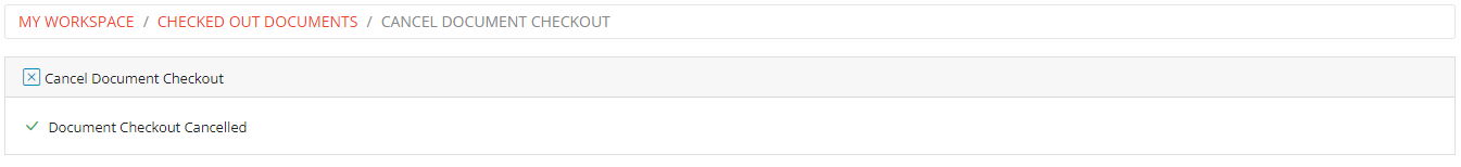 Cancel Checkout Cancel Checkout