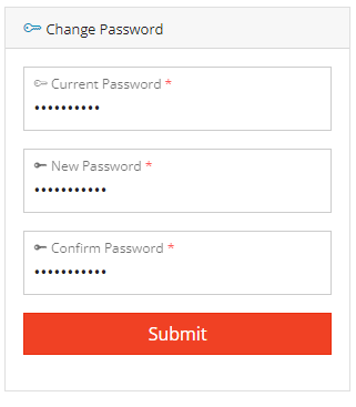 Change Password Change Password