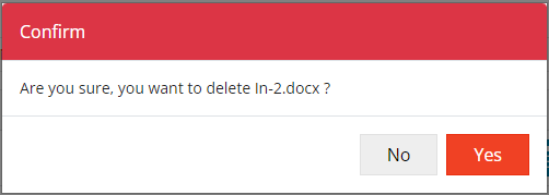 Delete Document Alert Delete Document Alert