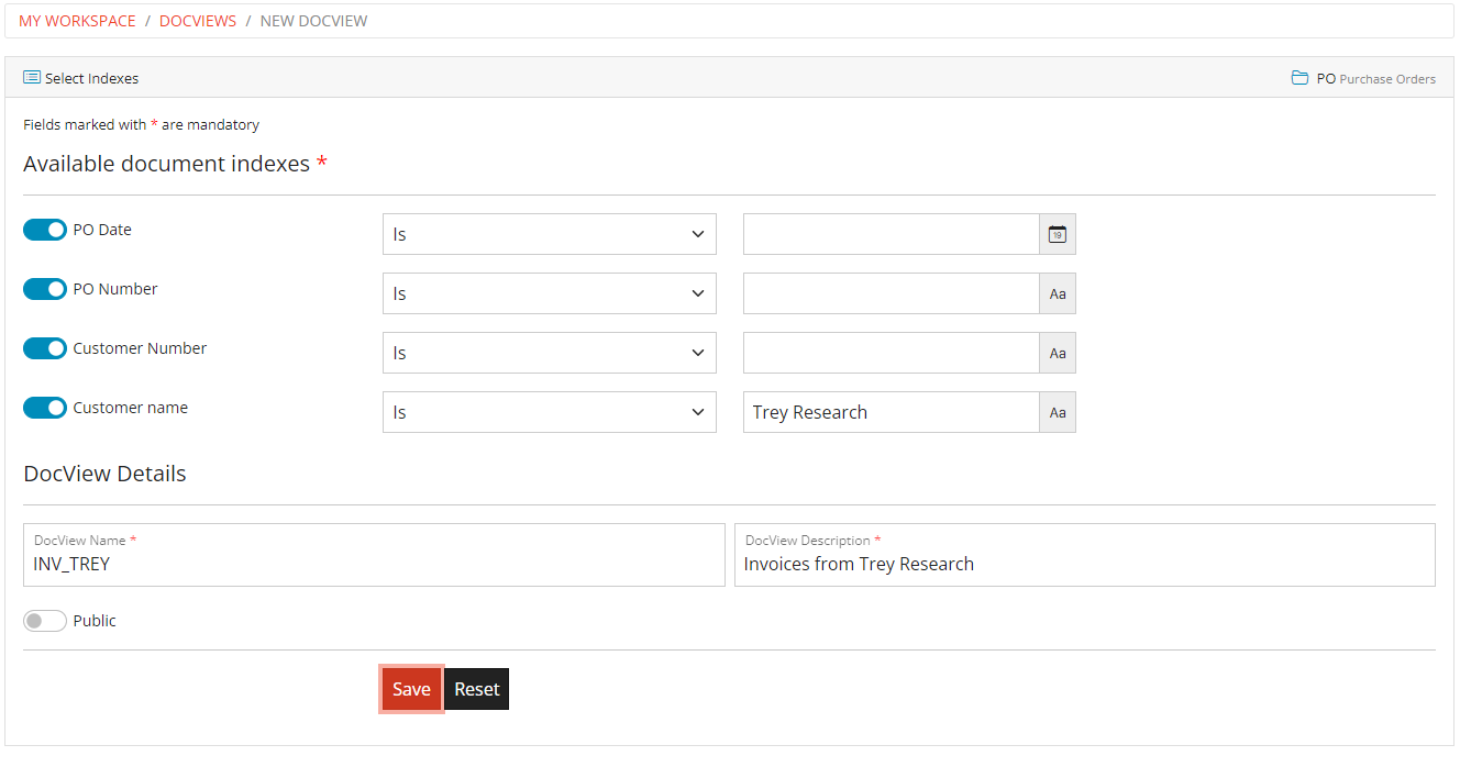 Save as DocView From Hit-list Save as DocView From Hit-list