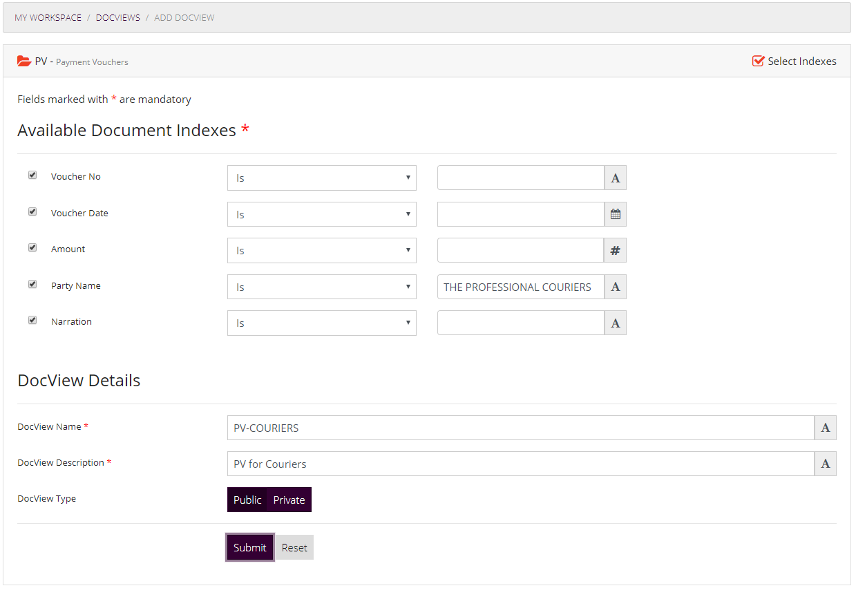 DocViews - Step 2