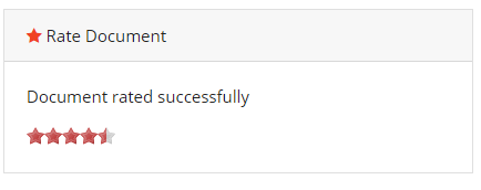 Document Rating Form