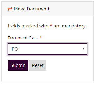 Move Document Form