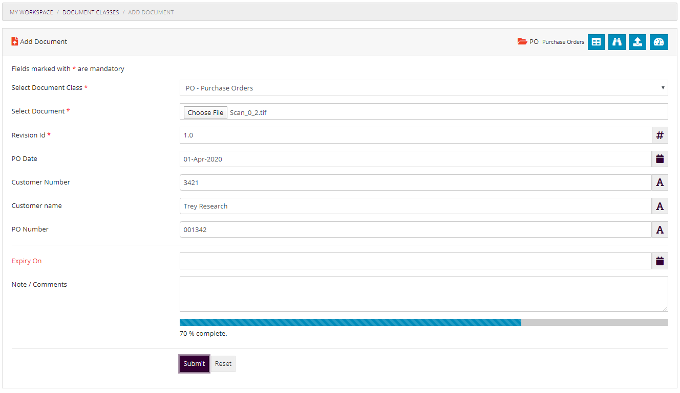 Add Document Form