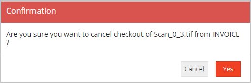 Cancel Document Checkout