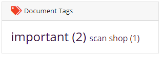 Document Tags