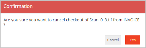 Cancel Document Checkout Cancel Document Checkout