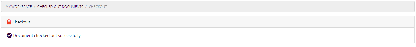 Document Checkout Done Document Checkout Done