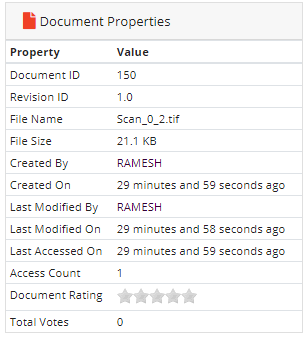 Document Properties Document Properties