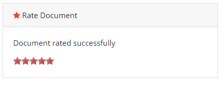 Document Rating Form