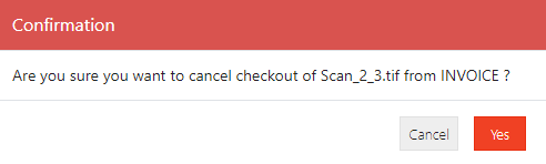 Cancel Document Checkout