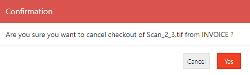 Cancel Document Checkout Cancel Document Checkout