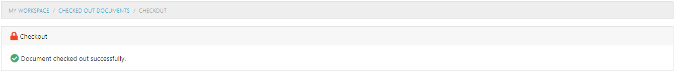 Document Checkout Done Document Checkout Done