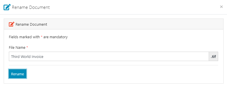 Rename Document Rename Document